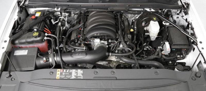 Airaid 17-18 GMC Sierra/Yukon V8-6.2L F/I Jr Intake Kit - Oiled / Red Media - GTR Auto