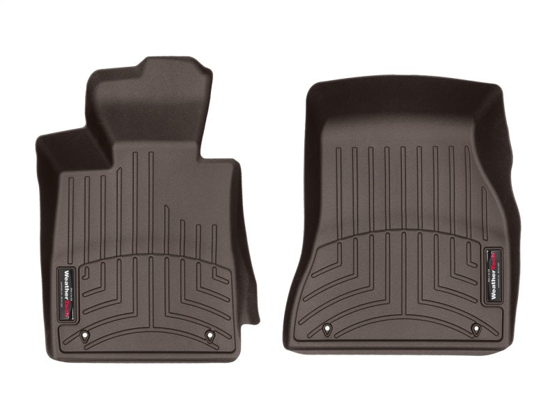 WeatherTech 2017+ BMW 5-Series Front FloorLiner - Cocoa (xDrive Only - Does Not Fit RWD) - GTR Auto