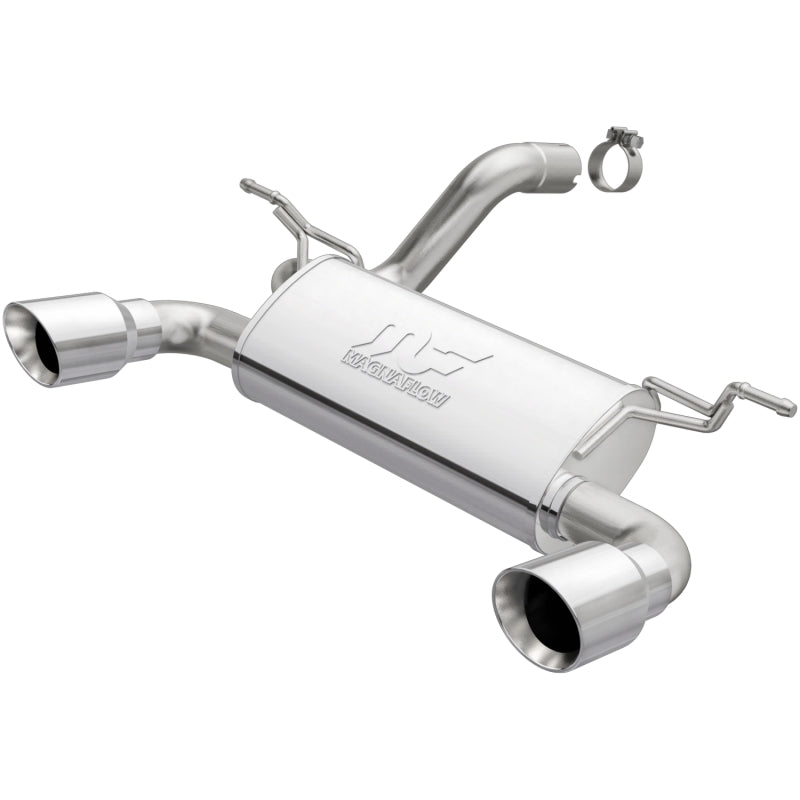 MagnaFlow 2018+ Jeep Wrangler 3.6L Dual Polished Tip Axle-Back Exhaust - GTR Auto