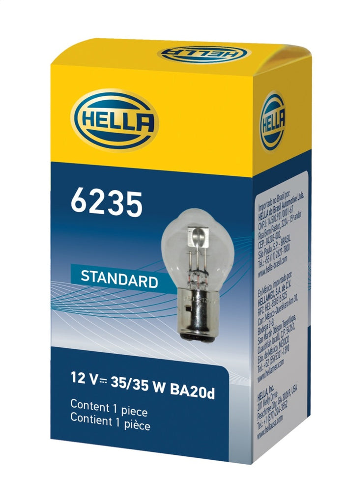 Hella Bulb 6235 12V 35/35W Ba20D B11 S2 - GTR Auto
