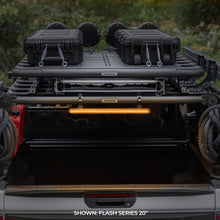 Load image into Gallery viewer, Go Rhino Xplor Flash Series Sgl Multi Function LED Light Bar (Track Mount) 10in. - Blk