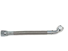 Load image into Gallery viewer, ATP Steel Braided Oil Drain (Return) Line -10 AN Straight / 45 Degree - 28in Length Hose