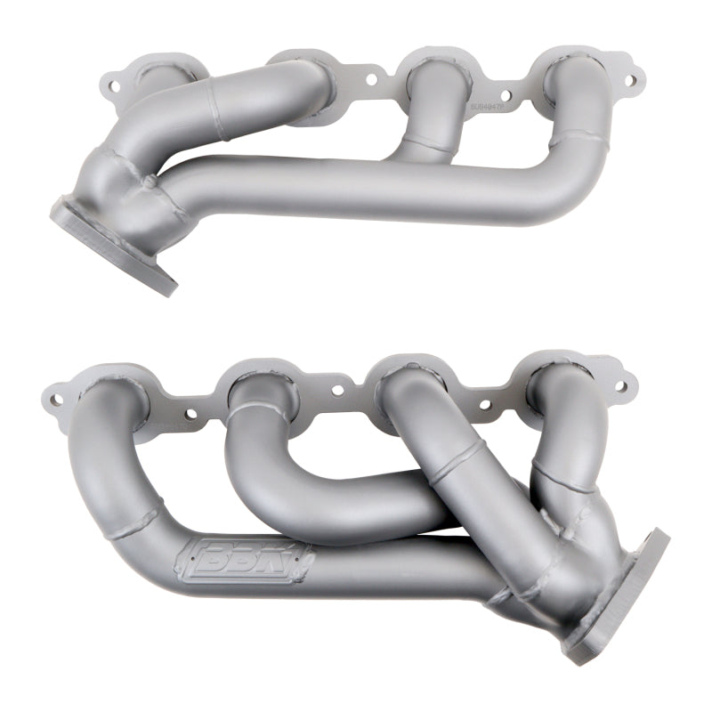 BBK 14-18 GM Truck 5.3/6.2 1 3/4in Shorty Tuned Length Headers - Titanium Ceramic - GTR Auto