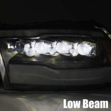 Load image into Gallery viewer, AlphaRex 09-18 Dodge Ram 1500HD NOVA LED Projector Headlights Plank Style Design Alpha Black w/DRL - GTR Auto