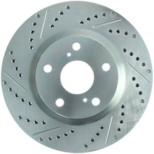 Load image into Gallery viewer, StopTech Select Sport 11-16 Toyota Avalon/ 11-17 Camry SportStop Slotted &amp; Drilled Right Front Rotor