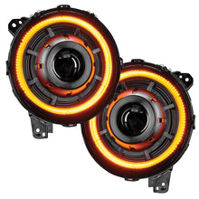 Load image into Gallery viewer, Oracle Jeep JL/Gladiator JT Oculus Bi-LED Projector Headlights - Amber/White Switchback
