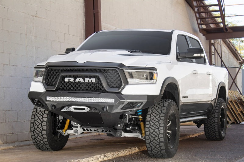 Addictive Desert Designs 2019 Ram Rebel 1500 Stealth Fighter Fr Bumper w/Winch&Parking Sensor Mounts - GTR Auto