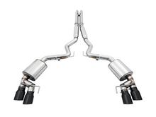 Load image into Gallery viewer, AWE Tuning 2018+ Ford Mustang GT (S550) Cat-Back Exhaust - Touring Edition (Quad Diamond Black Tips)