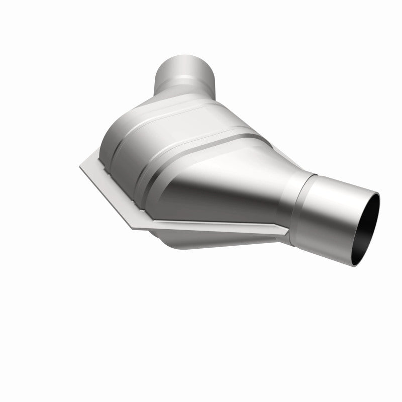 MagnaFlow Universal Catalytic Converter 2.25 Angled In/Out Front CA