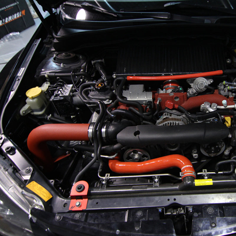 Mishimoto 08+ Subaru WRX/STi Performance Cold Air Intake Kit - Wrinkle Red - GTR Auto