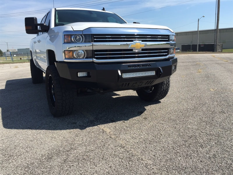 Iron Cross 15-19 Chevrolet Silverado 2500/3500 Low Profile Front Bumper - Gloss Black