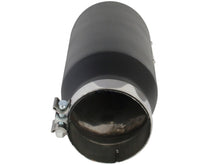 Load image into Gallery viewer, aFe MACH Force-XP 409 SS Right Side Single Wall Exhaust Tip 5in Inlet x 7in Outlet x 15in L 49T50701-B15