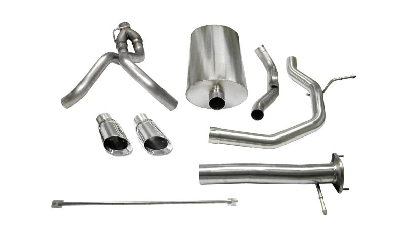 Corsa 2005-2006 Chevrolet SSR 5.3L V8 Polished Sport Cat-Back Exhaust 14254