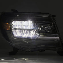 Load image into Gallery viewer, AlphaRex 05-11 Toyota Tacoma LUXX Crystal Headlights Plank Style Alpha Black w/Activation Light/DRL - GTR Auto