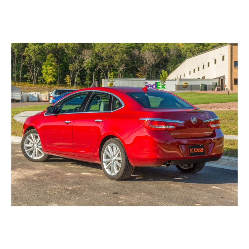 Curt 12-17 Buick Verano (Excl Dual Exhaust) Class 1 Trailer Hitch w/1-1/4in Ball Mount BOXED