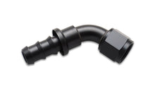 Load image into Gallery viewer, Vibrant Push-On 60 Degree Hose End Elbow Fitting Size -8AN