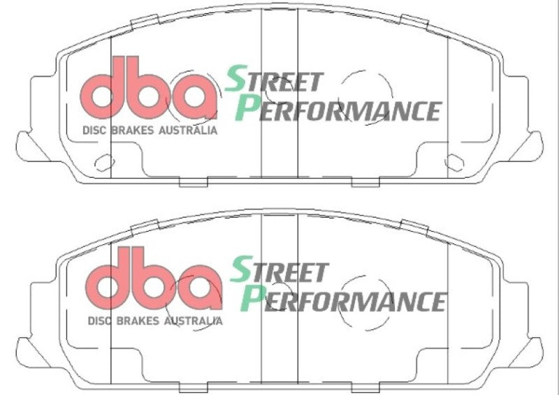 DBA 08-09 Pontiac G8 3.6 Base/6.0 SP500 Front Brake Pads - GTR Auto
