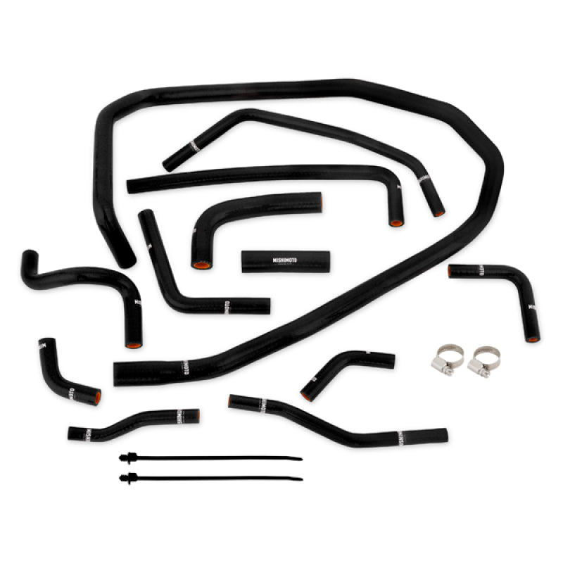 Mishimoto 2015 Subaru WRX Black Silicone Radiator Coolant Ancillary Hoses Kit - GTR Auto