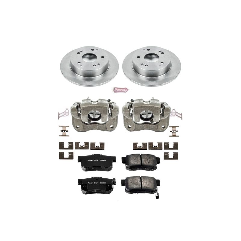 Power Stop 02-06 Acura RSX Rear Autospecialty Brake Kit w/Calipers - GTR Auto