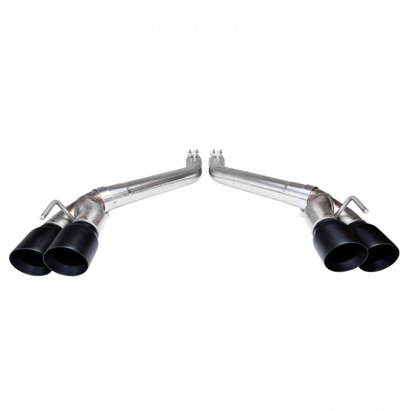 Kooks 2016 + Chevrolet Camaro SS LT1 3in Axle Back Muffler Delete Exhaust System w/ Black Quad Tips - GTR Auto