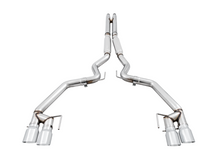 Load image into Gallery viewer, AWE Tuning 2018+ Ford Mustang GT (S550) Cat-Back Exhaust - Track Edition (Quad Chrome Silver Tips)