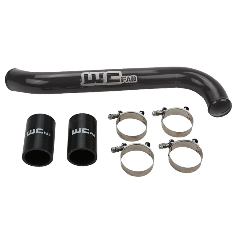 Wehrli 17-19 Chevrolet 6.6L L5P Duramax Upper Coolant Pipe - Gloss Black - GTR Auto