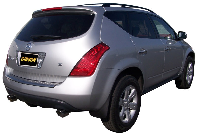 Gibson 06-07 Nissan Murano S 3.5L 2.25in Cat-Back Dual Split Exhaust - Aluminized - GTR Auto