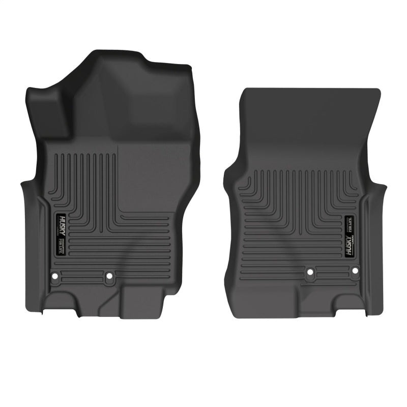 Husky Liners  2022 Nissan Frontier King Cab Ext. Cab/CC  WeatherBeater Black Front Floor Liners - GTR Auto