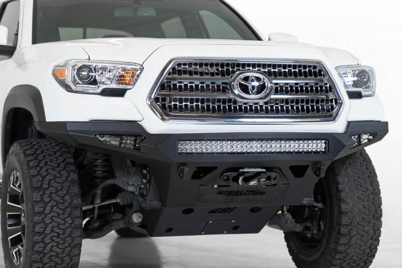 Addictive Desert Designs 16-19 Toyota Tacoma Stealth Fighter Front Bumper w/ Winch Mount - GTR Auto