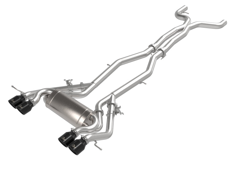 aFe MACHForce XP Exhausts Cat-Back SS 21 BMW M2 Competition L6-3.0L w/Black Tips - GTR Auto