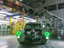 Load image into Gallery viewer, Oracle Pre-Installed Lights 7 IN. Sealed Beam - Blue Halo