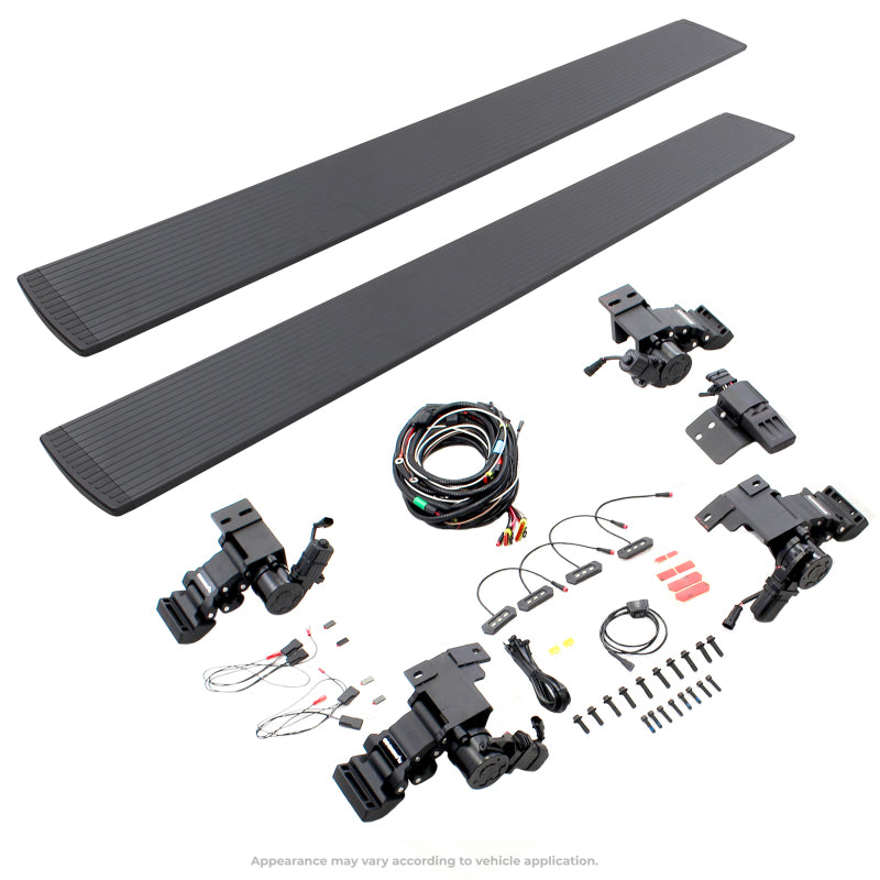 RealTruck 11-22 Ram 2500/3500 CC 4dr VoltStep Electric Running Board Kit (No Drill) - Tex. Blk - GTR Auto