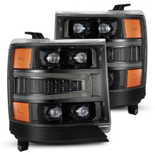 Load image into Gallery viewer, AlphaRex 16-18 Chevy 1500HD NOVA-Series LED Proj Headlghts Alpha BK Atv Lgt/SeqSig &amp; DRL(Req 810023) - GTR Auto