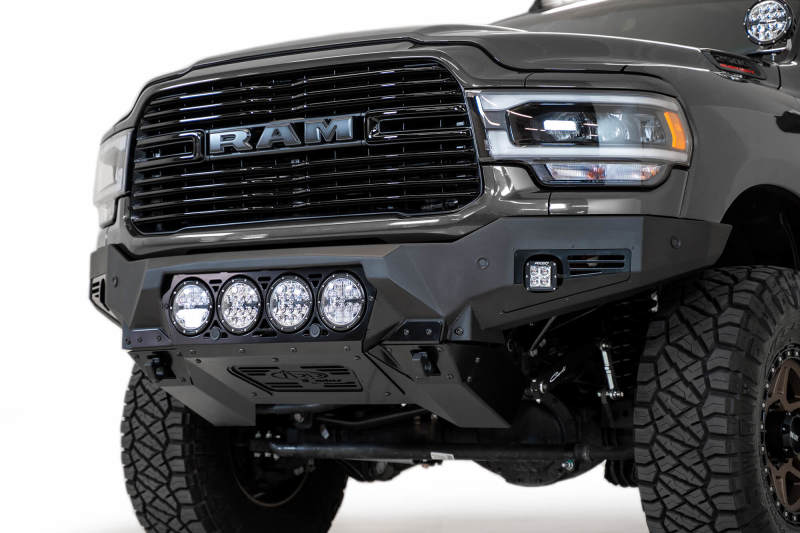 Addictive Desert Designs 19-21 Ram 2500/3500 Bomber Front Bumper (Rigid) - GTR Auto