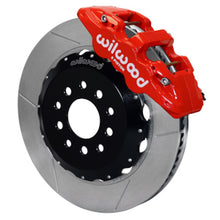 Load image into Gallery viewer, Wilwood 63-87 Chevy C10/C15 AERO6 Front Brake Kit Red Caliper 14.25in GT Slotted Rotor