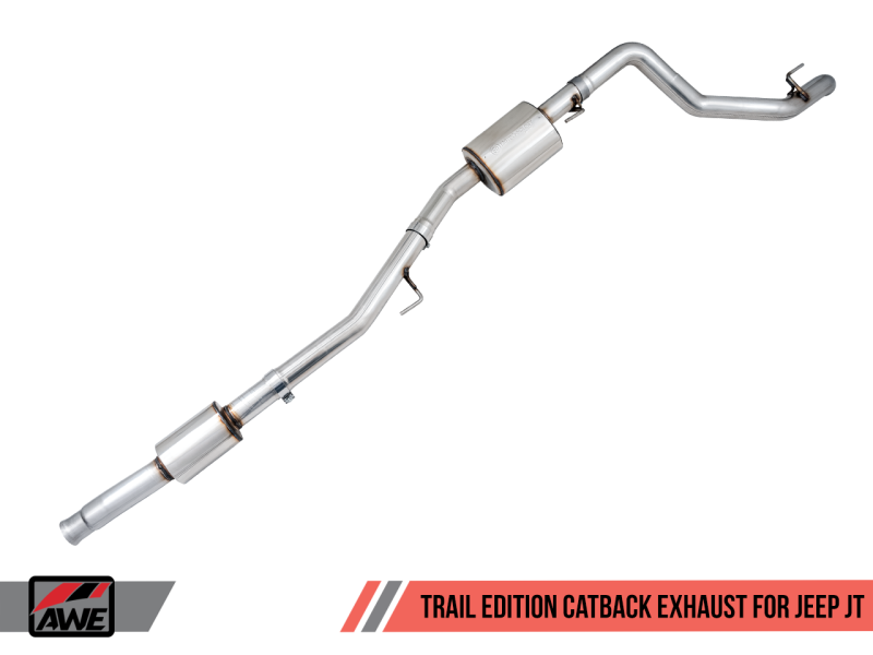AWE Tuning 20-21 Jeep Gladiator JT 3.6L Trail Edition Cat-Back Exhaust - GTR Auto