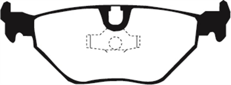EBC 98-02 BMW Z3 3.2 (M-Coupe) Greenstuff Rear Brake Pads - GTR Auto