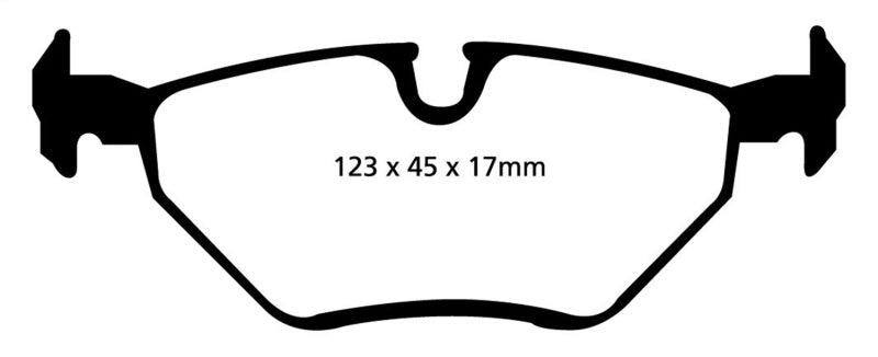 EBC 99-02 BMW Z3 2.5 Redstuff Rear Brake Pads - GTR Auto