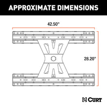 Load image into Gallery viewer, Curt X5 Gooseneck-to-5th-Wheel Adapter Plate for Double Lock