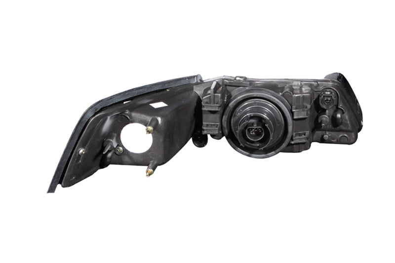 ANZO 1999-2004 Ford Mustang Crystal Headlights Black - GTR Auto