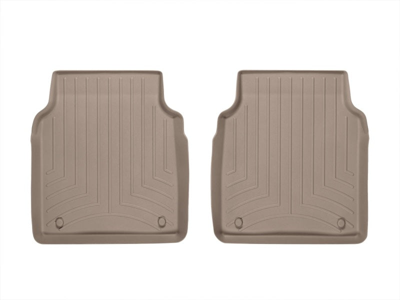 WeatherTech 11+ Audi A8 Rear FloorLiner - Tan - GTR Auto