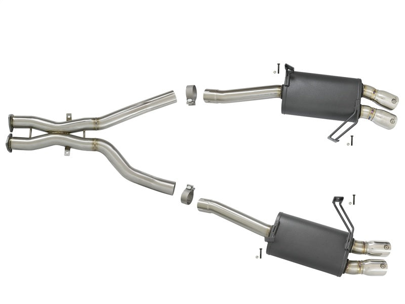 aFe MACH Force-Xp 2-1/2in 304 SS Cat-Back Exhaust w/Polished Tips 05-08 BMW Z4 M Coupe (E86) L6 3.2L - GTR Auto