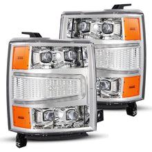 Load image into Gallery viewer, AlphaRex 04-15 Chevy 1500HD NOVA-Series LED Proj Headlights Chrome w/Activ Light/Seq Signal &amp; SB DRL - GTR Auto