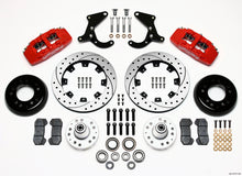 Load image into Gallery viewer, Wilwood Dynapro 6 Front Hub Kit 12.19in Drilled Red 55-57 Chevy - GTR Auto