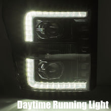 Load image into Gallery viewer, AlphaRex 11-16 Ford F-250 SD PRO-Series Projector Headlights Plank Style Design Black w/Seq Signal - GTR Auto