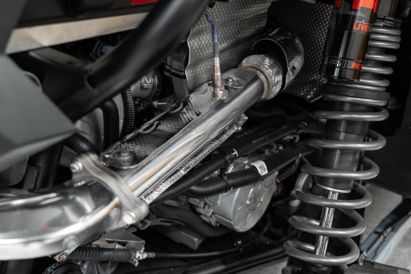 MBRP 16-21 Polaris RZR XP Turbo / 18-21 RZR XP S / 22 RZR R 2.5in Direct Bolt-On Front Pipe - GTR Auto