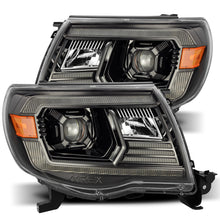 Load image into Gallery viewer, AlphaRex 05-11 Toyota Tacoma LUXX LED Projector Headlights Plank Style Alpha Black w/Activ Light/DRL - GTR Auto