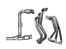 Load image into Gallery viewer, BBK 07-11 Jeep 3.8 V6 Long Tube Exhaust Headers And Y Pipe And Converters - 1-5/8 Ti Ceramic