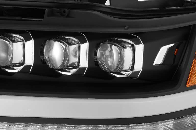 AlphaRex 19-20 Ram 1500HD NOVA LED Proj Headlight Plank Style Matte Blk w/Activ Light/Seq Signal/DRL - GTR Auto