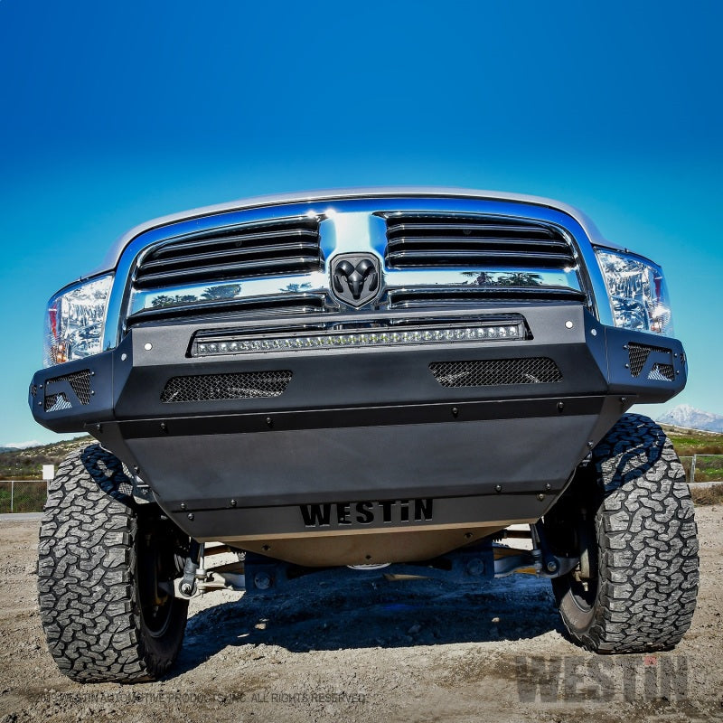 Westin 13-18 Dodge Ram 1500 / 2019 Ram 1500 Classic Pro-Mod Front Bumper - Textured Black